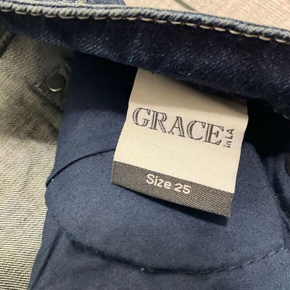 GRACE Patchwork Skinny Jeans - Picture 5 of 6